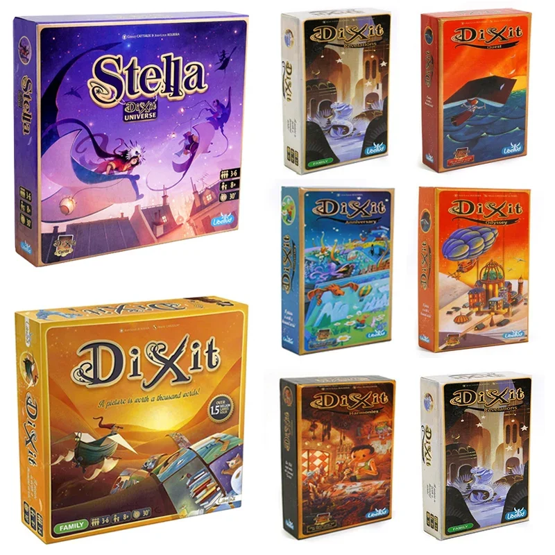 Expand Your Collection of Strategy Card Games with Dixit English Edition Expansion - Perfect for Family Fun Time!