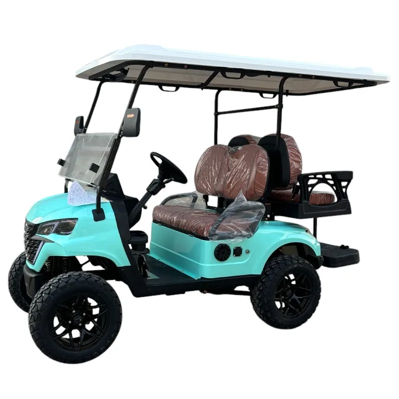 Factory Straight Hair Customized Brand And Logo Golf Carts Electric 4 Seater Lifted With CE approved