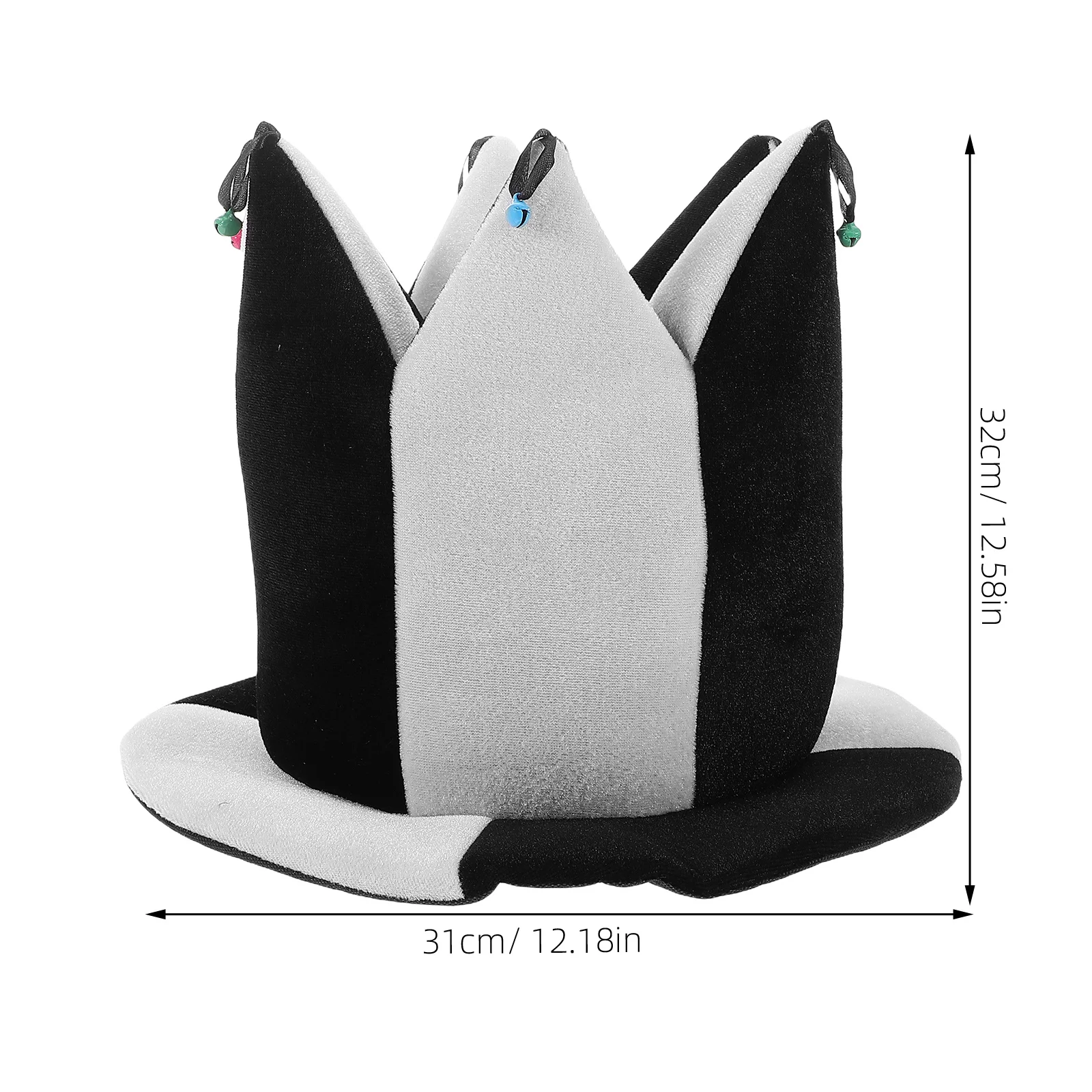 كرنفال قبعة مهرج الدعامة للحزب حفلة تنكرية عيد ميلاد تأثيري ملحق الجدة أغطية الرأس مهرجان زي قبعة #4