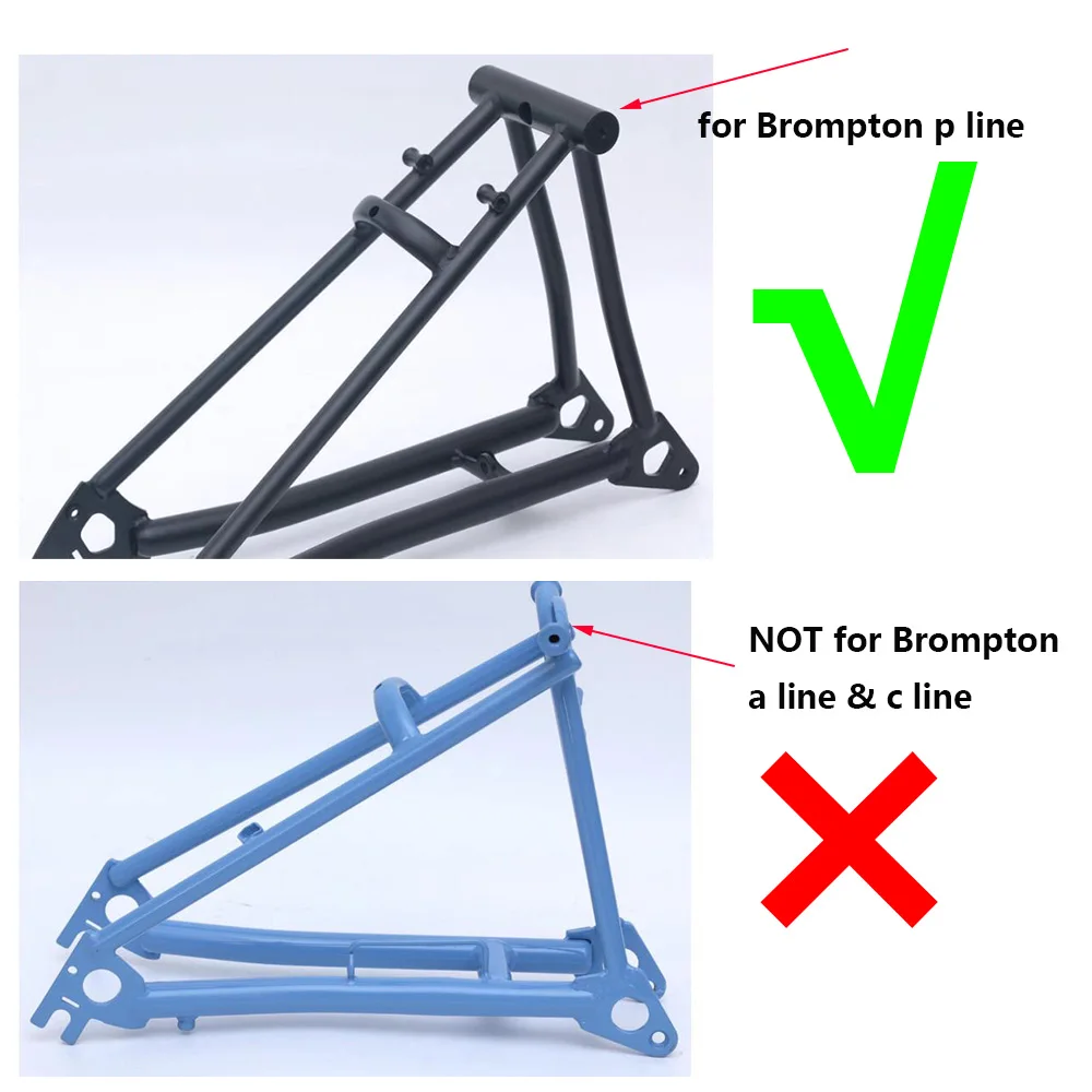 Aceoffix for Brompton p line t line Easy Wheel Extension Rod