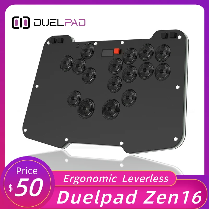 Duelpad Zen Ergo-split All-button/Stickless/Leverless Arcade Controller For PC/NS/PS4