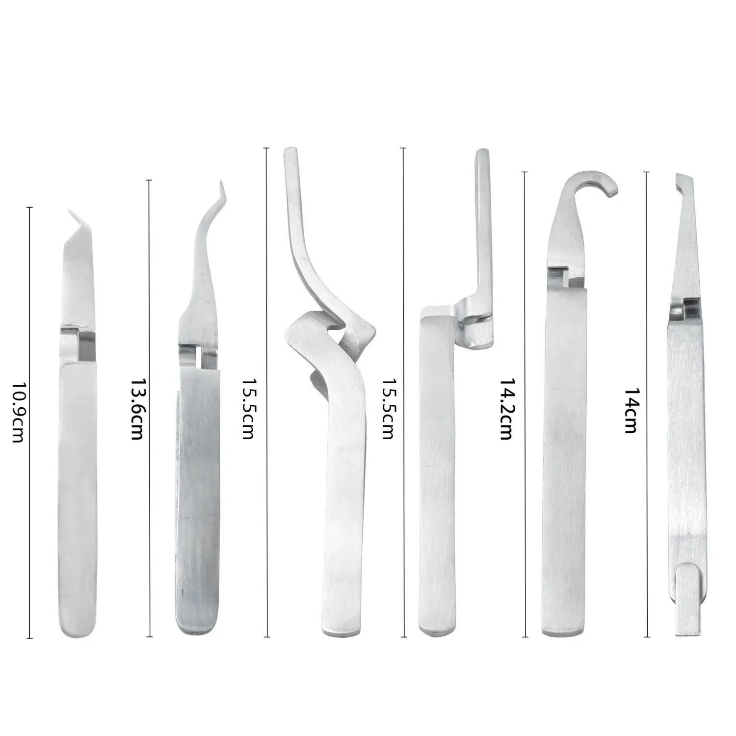 1/6 Dental Orthodontic Posterior Brackets Buccal Tube Lingual Buttons Bonding Tweezer Holder Placer Articulating Paper Tweezers