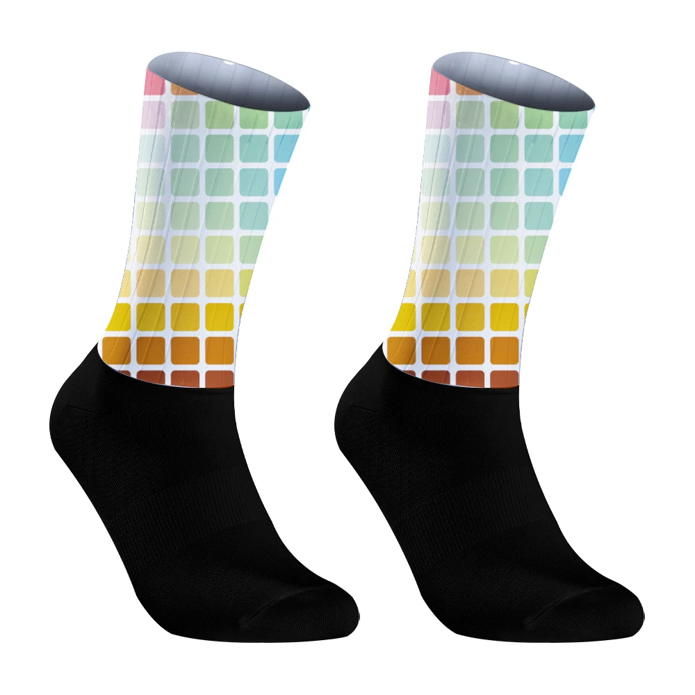 ﻿Radsport Sport Aero Socken Silikon rutsch feste Fahrrads ocken neue Sommer coole Socken