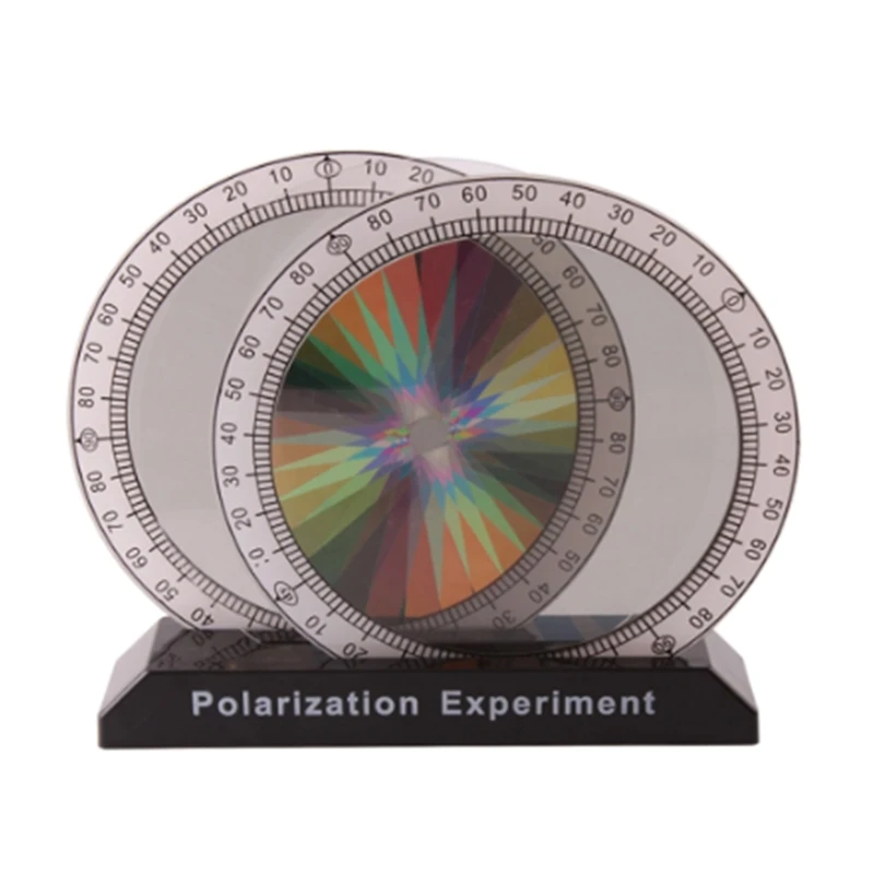 

Polarizer Light Polarization Demonstrator Experimental Teaching Aids Toy Physics Optical Test Instrument Color Polarizer