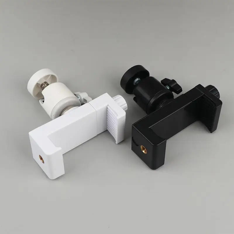 No Punch 360° Rotatable Clip-on Webcam Stand, Adjustable Camera Clamp Holder, Monitor Mount Bracket for Home Desktop
