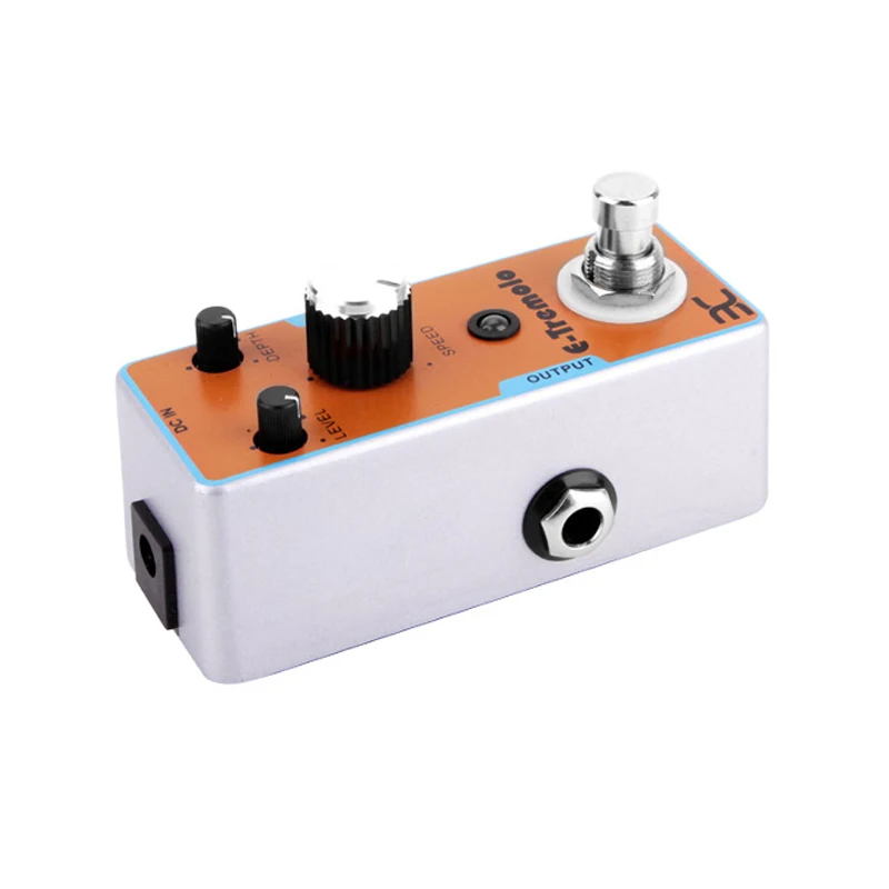 ENO TC43 E-Tremolo chitarra elettrica effetto pedale modulazione pedale Multi effetti con custodia in metallo accessori per chitarra