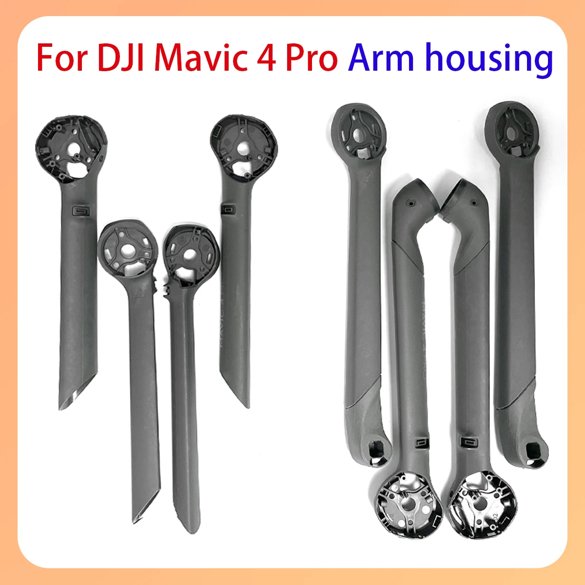 

Original Mavic4 Pro Front, Rear, Left, and Right Arm Shells without Motor Half Length Cut Suitable for DJI Mavic4Pro Series