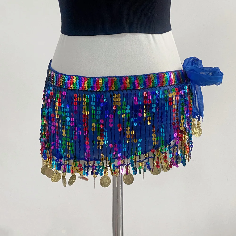 Personalizado dança do ventre borla cintura corrente lantejoulas ds borla braçadeira desempenho de palco indiano grânulo saia desempenho traje