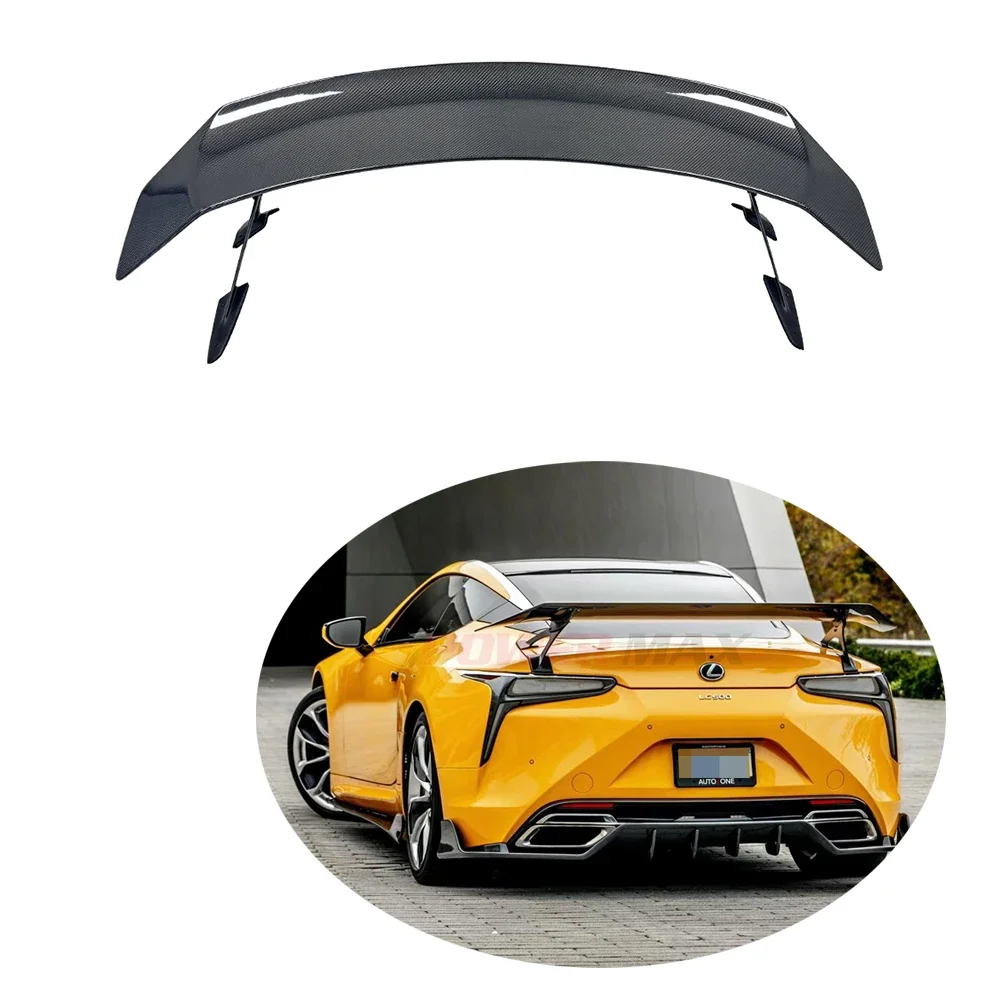 Wholesale Dry Carbon Fiber Vol style Rear Wing For Lexus LC500 LC500H Rear Trunk Wing