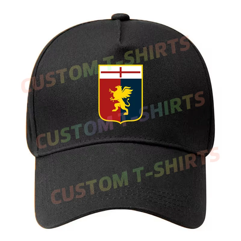 

Black Cap Genoa Italian Football Team Baseball Cap Snapback Caps Casquette Hats Fitted Casual Gorras Hip Hop Dad Hats Unisex