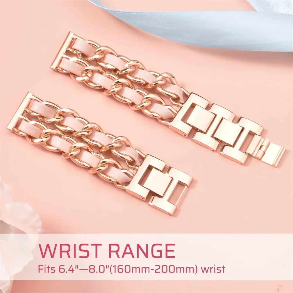 Luxury Leather+metal Band For Xiaomi Redmi Watch 5 Active Wristband Strap For Redmi Watch 5 Lite Correa 22mm Bracelet Accessorie