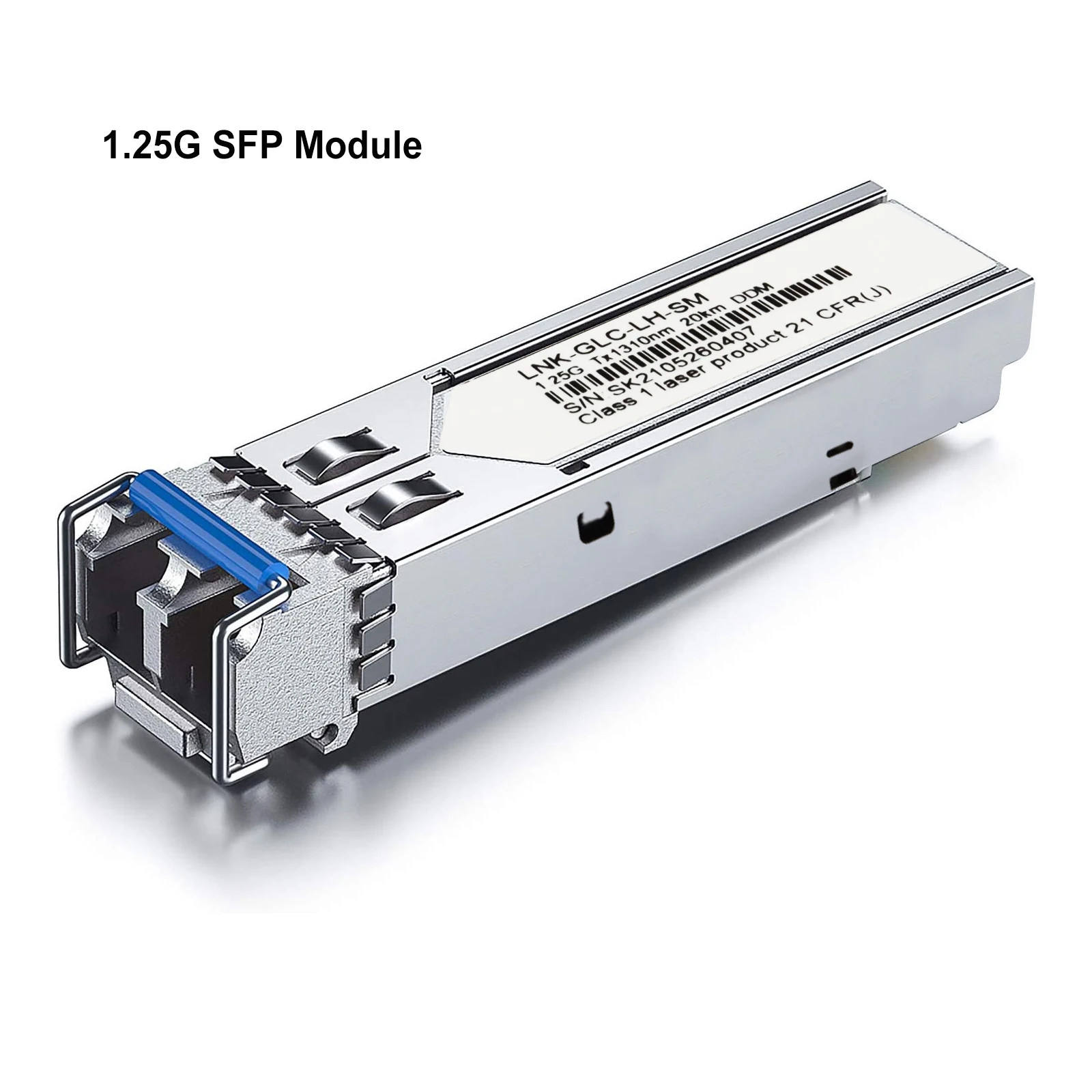 1.25Gbps SFP Module Single Mode 20/40/60/80km 1310nm, Multimode 550m 850nm LC SFP Optical Transceiver DDM Support