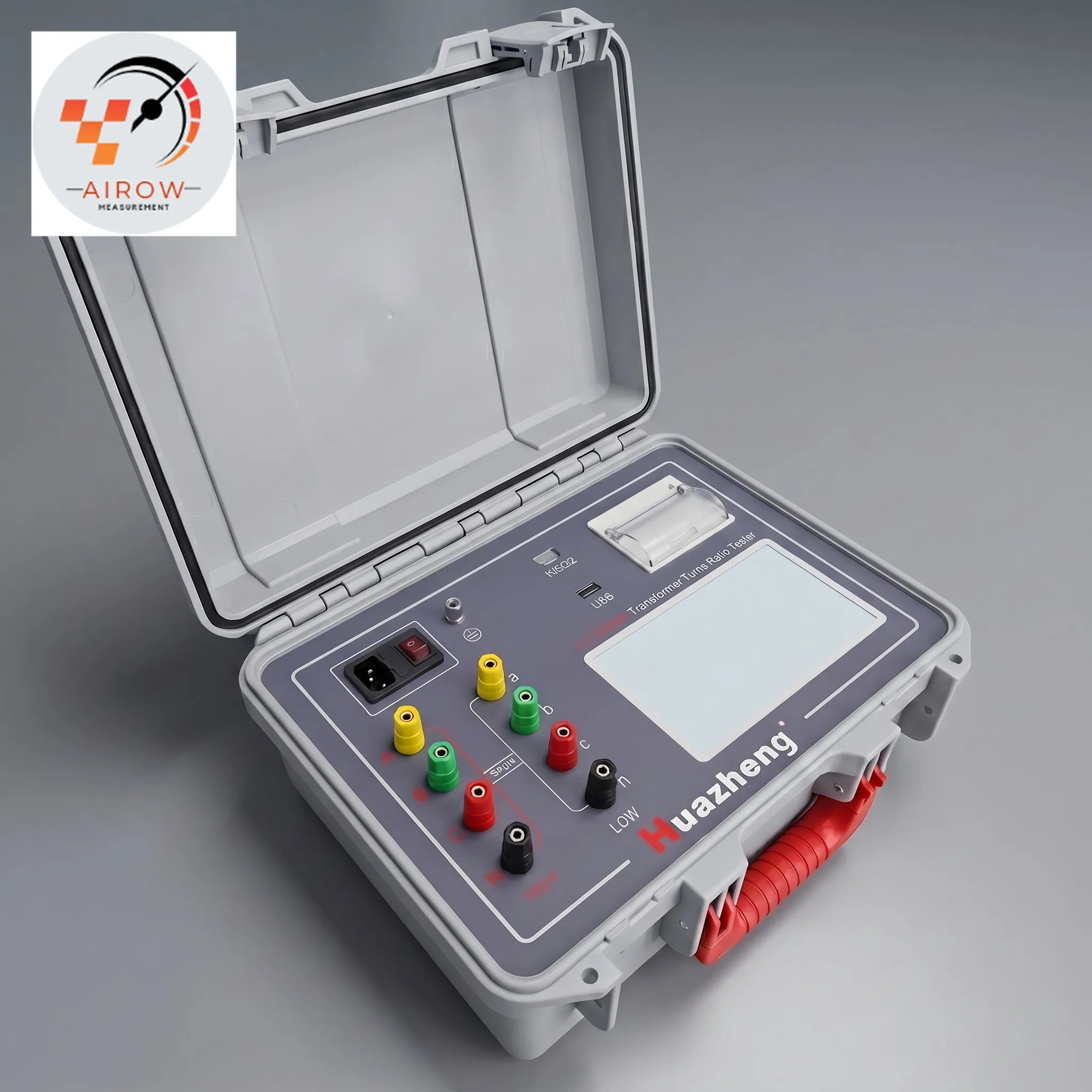 AIROW 3 Phase Transformer Turn Ratio Tester TTR Test Set Automatic Transformation Ratio Meter