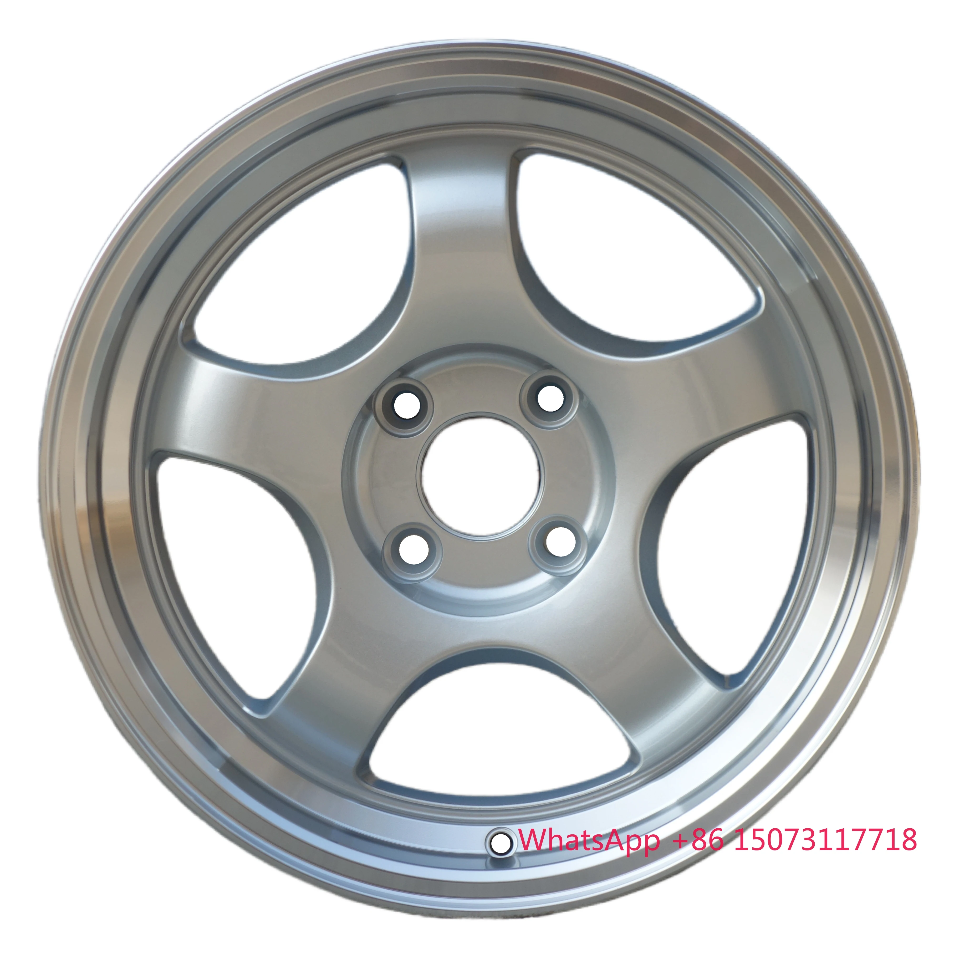 

14/15 Inch S1 Silver Alloy Wheels Rims 4x100 for Kia Passenger Car Concave Design OEM Replacement
