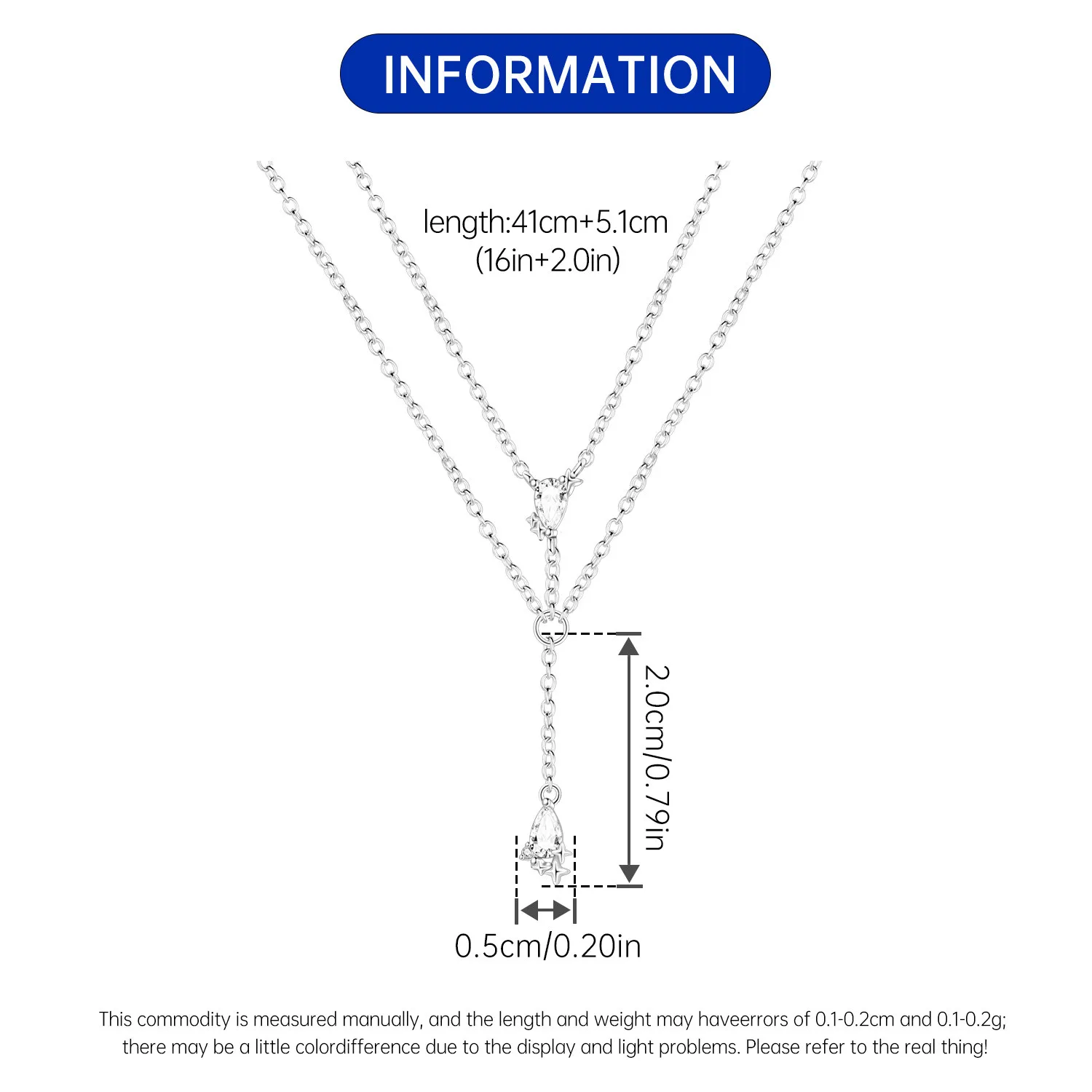 Orstarry S925 Sterling Silber Stern Blauer Mond Sonne Halskette für Frauen Geburtstag Originelle Geschenke Mode Feiner Schmuck – Detail 22