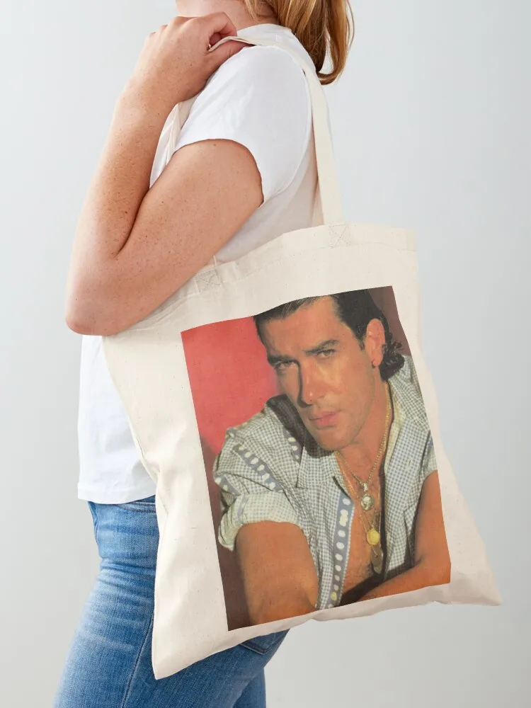 Antonio Banderas young Tote Bag eco pack Canvas shoulder bag tote bag men's cute tote