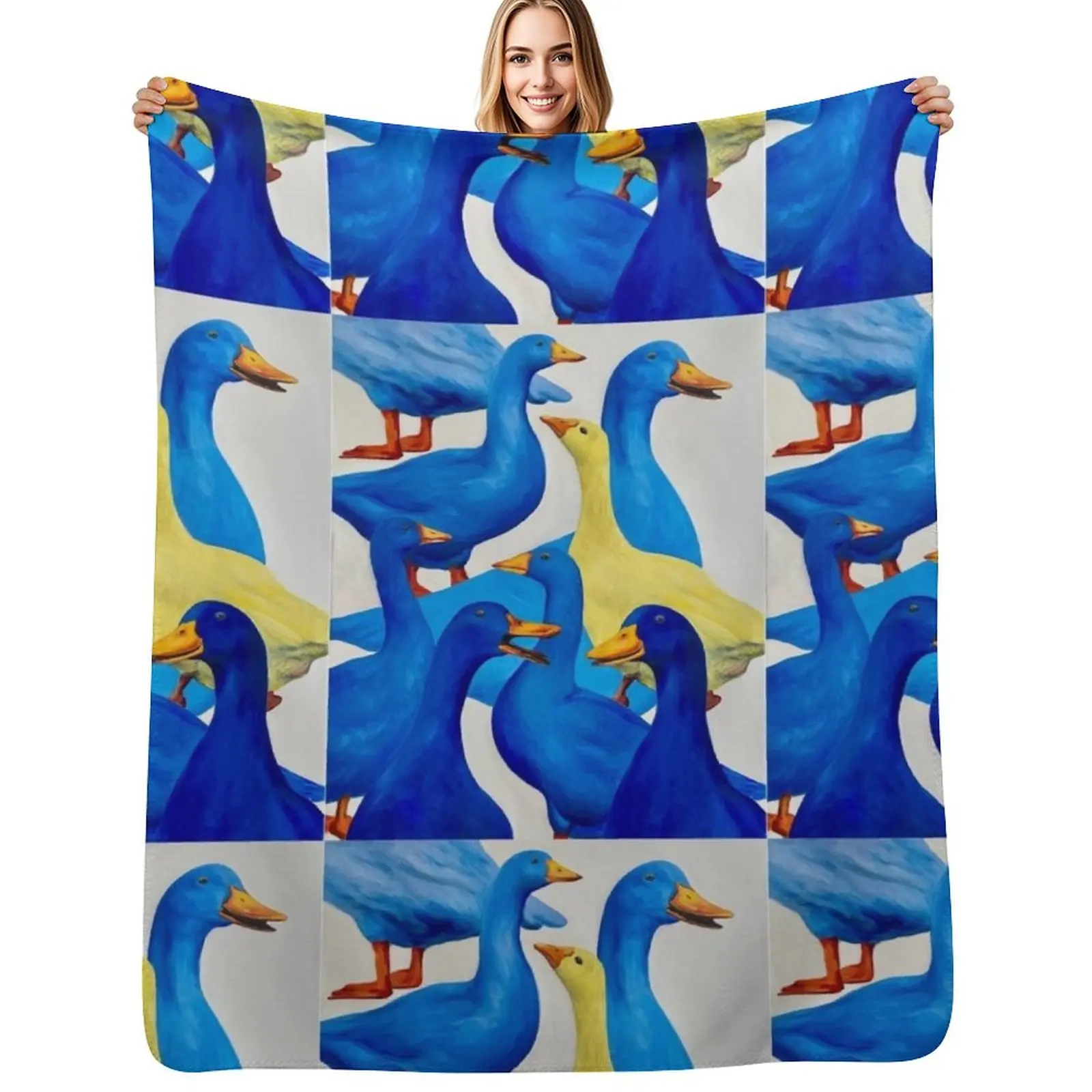

Geese Throw Blanket Reusable Durable Soft Blanket for All Seasons