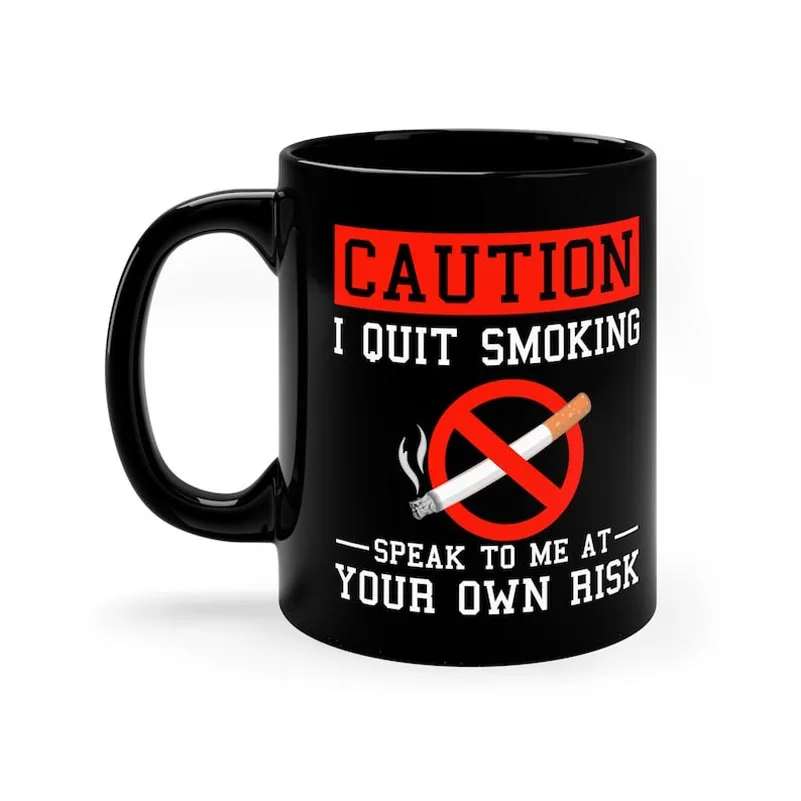 

Quit smoking mug Funny ex-smoker Coffee Cup Idea Gift for Him Smoke Free Stop Smoking Ceramic Coffee Cup Birthday Gift
