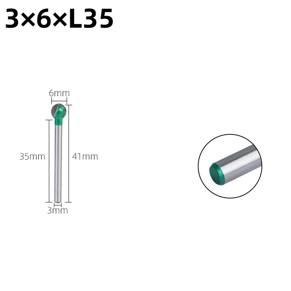 Long Handle Milling Cutter Ball Nose Milling Cutter High-Frequency Welding Smoothly Welded Structure For Electric Grinder