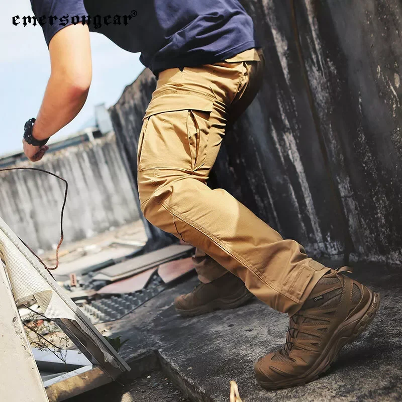 Emersongear Blue Label Tactical Ergonomic Fit Long Mens Duty Cargo Trousers Training Airsoft Hunting Hiking EMB9463