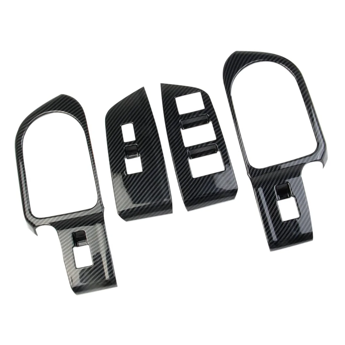 

For Honda Ridgeline 2021-2023 Window Lift Switch Panel Rear Cup Holder Cover Trim Carbon Fiber Accessories