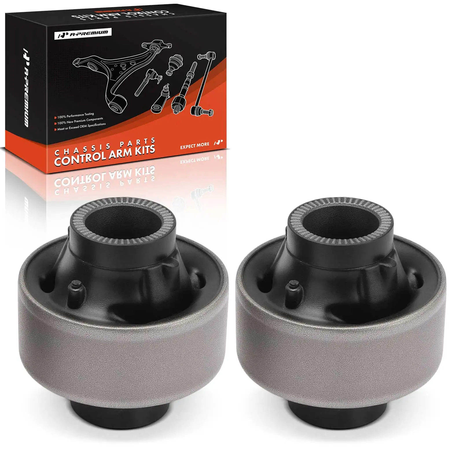 A-Premium 2x Front Lower Inner Rearward Control Arm Bushing for Toyota Yaris 2006-2014 Prius C 2012-2018 Scion xD 2008-2014