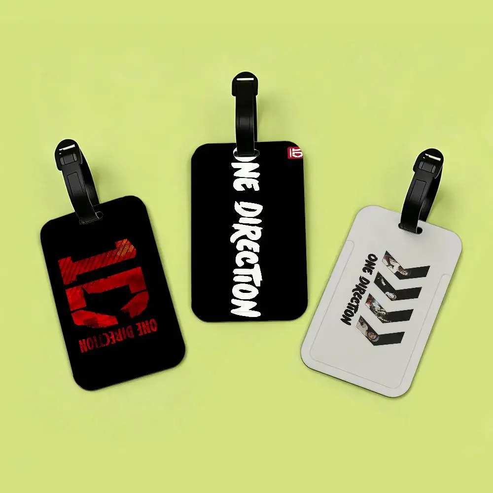 O-One D-Direction Band Portable Anti lost Luggage Name Tag PVC Information Card Sleeve Suitcase Backpack Travel Label