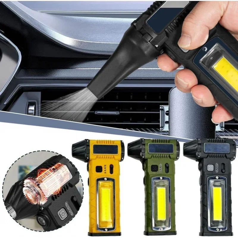 New 130000RPM Powerful Air Blower Turbo Jet Fan Brushless Motor High-Speed Turbo Violent Fan USB Rechargeable Blower Tools