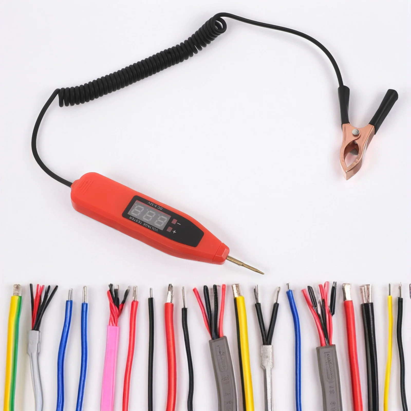 自動車電圧回路テスターペン高精度導通検出車の点火照明システム用ポータブル電気