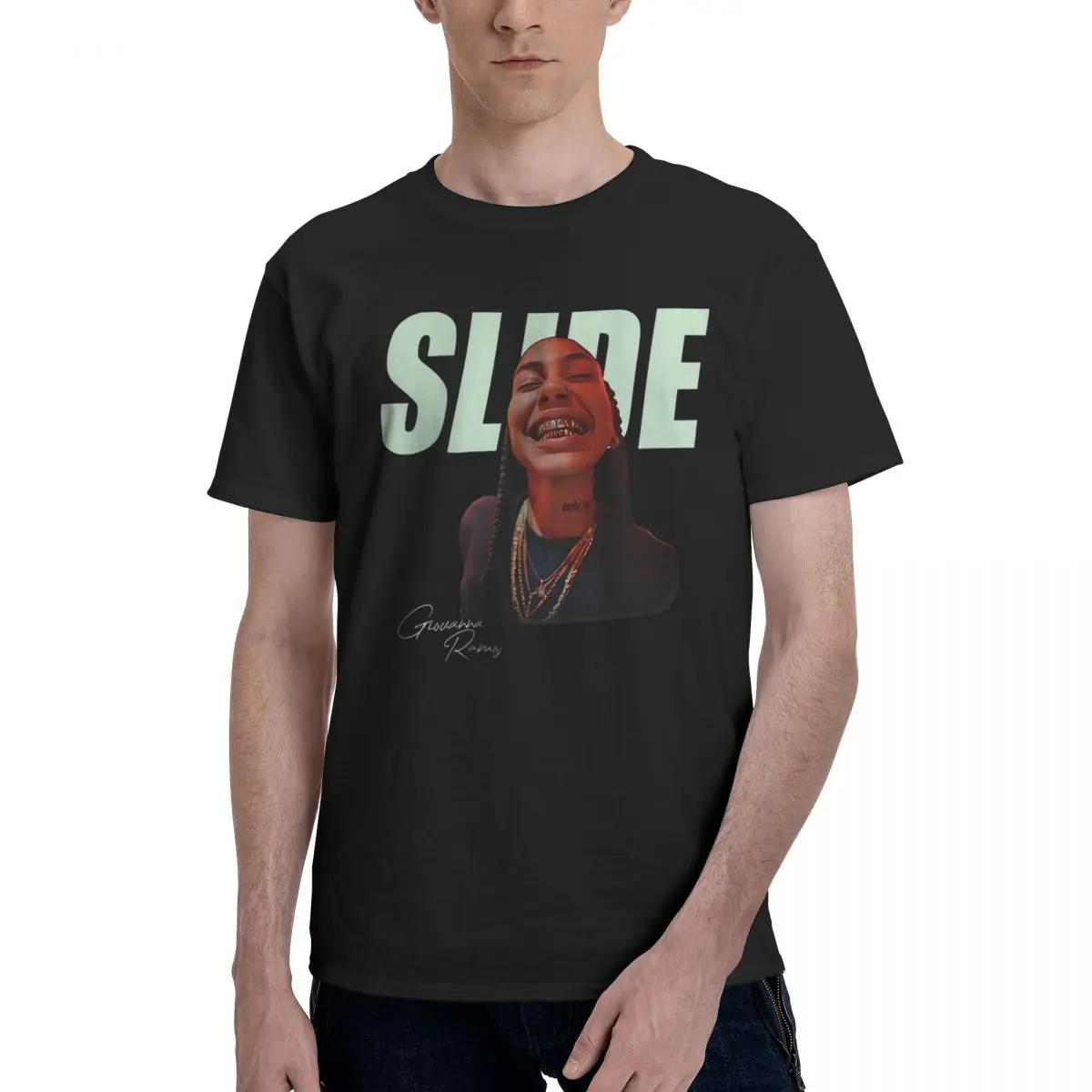 

Giovanna Ramos Lil Yachty 100% Cotton Casual Breathable Confortable Man Funny Men's T-Shirts Men T-Shirt