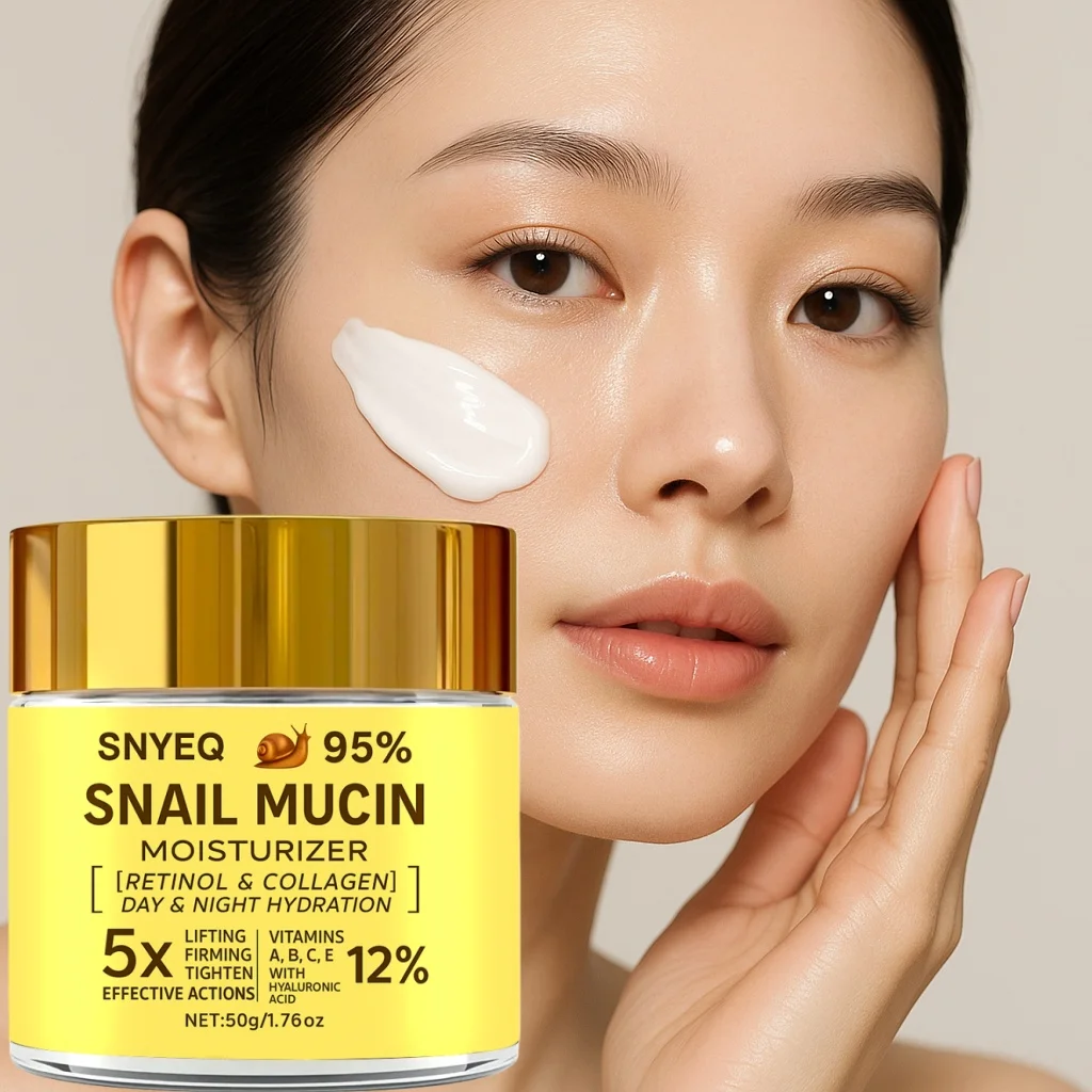 

SNAIL MUCINMOISTURIZER Замки с гиалуроновой кислотой крупного молекула влагах на поверхности кожи, пополнение керамид.