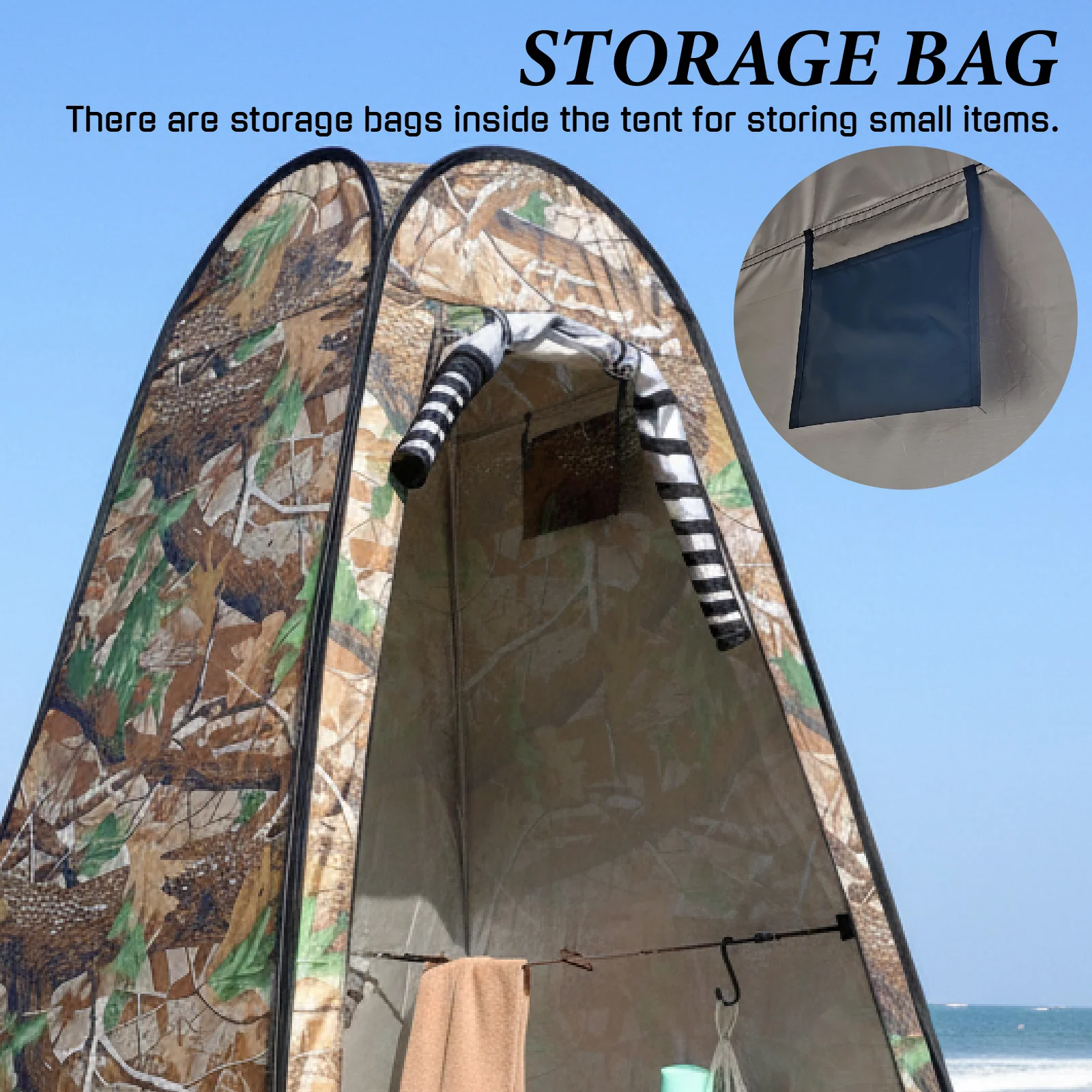 1Set Pop Up Shower Tent Easy t - Outdoor Camping Toilet Tent 评论和价格