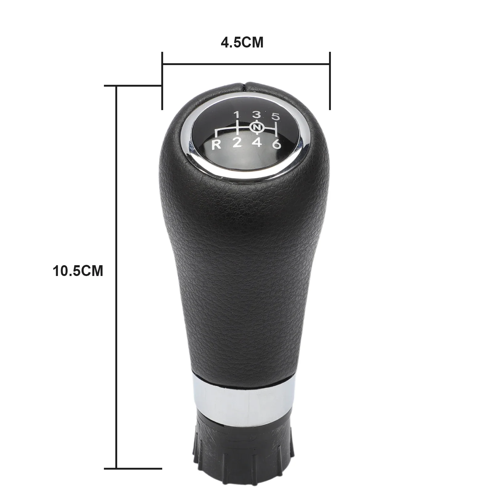 5/6 Speed Manual 14.5mm Car Gear Shift Knob Shifter Lever for Mercedes Benz Classe A W169