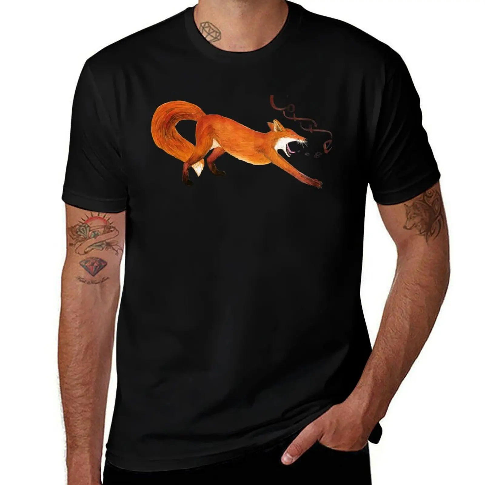 

Coffee Fox T-Shirt t shirts for man graphic tees mens graphic t shirts
