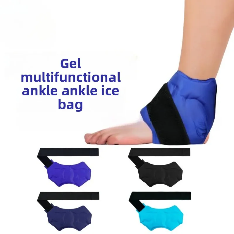 

‌Ankle Support Ice Wrap – Reusable Gel Cold Therapy Brace for Swelling & Pain Relief (360° Wrap Design，physical cooling)