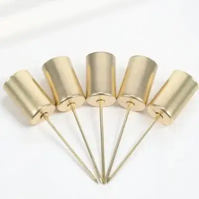 

5pcs Iron Christmas Holders Festival Decorative Cup Spike Tree Table Party taper containers holiday favors