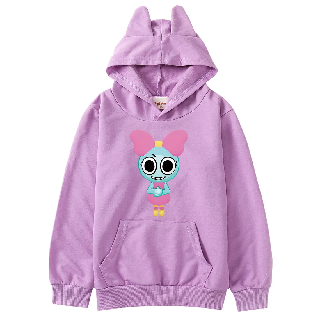 Cartoon Dandys World Hoodie Kids Horror Game Goob Pebble Dandy's World Jumper Children Sweatshirts Boys Casual Tops Girls Coats