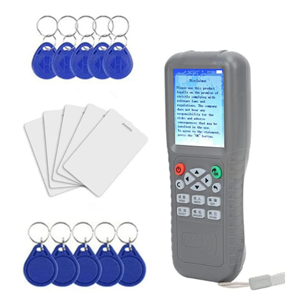 

RFID Card Copier Reader Writer Wifi Full Decode Smart Card Key Machine RFID NFC Copier IC ID Reader Writer Duplicator