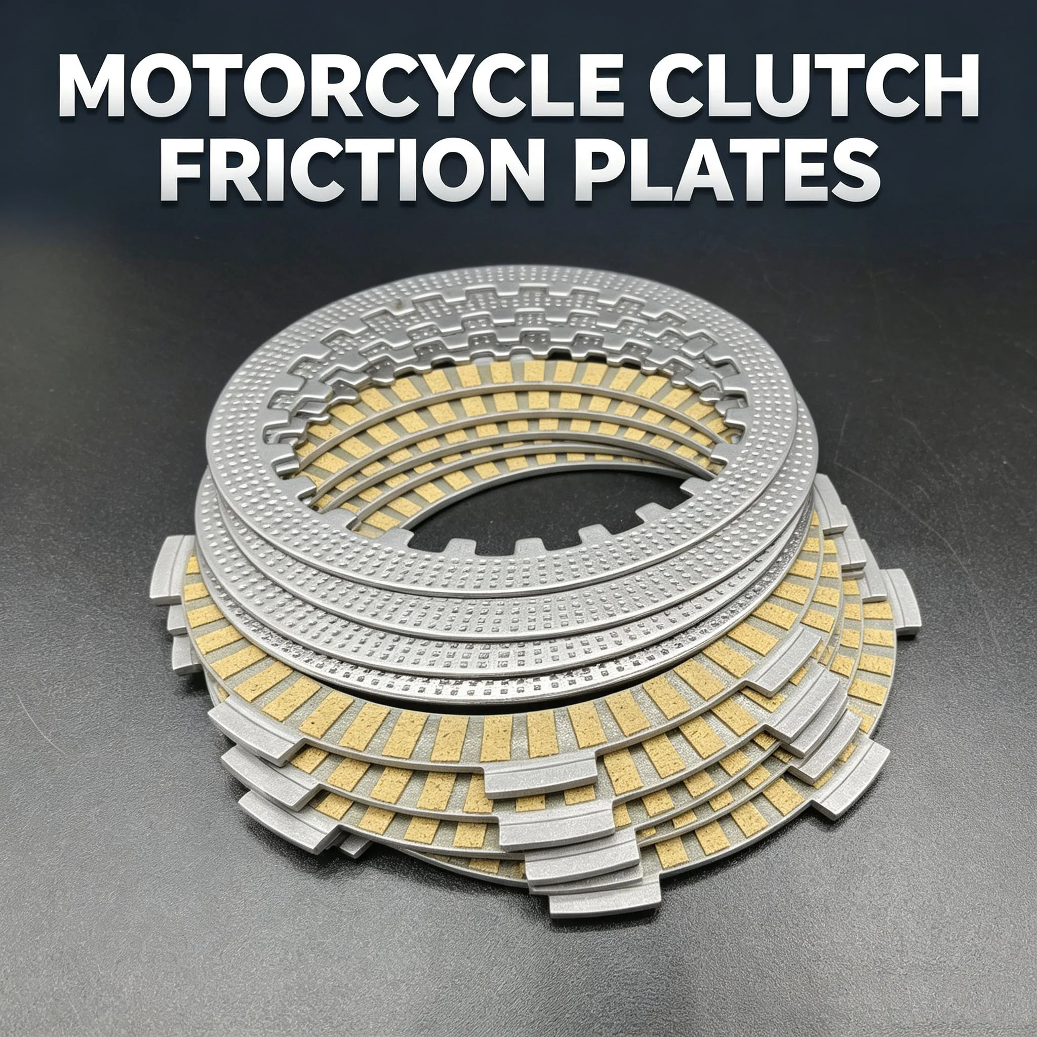Clutch Friction Plate Discs Kit Fits Honda NX125 K/S/F Transcity 1989-1997 XL125 K2-K4/SZ/SA 1976-1979 XL125S 1979-1990