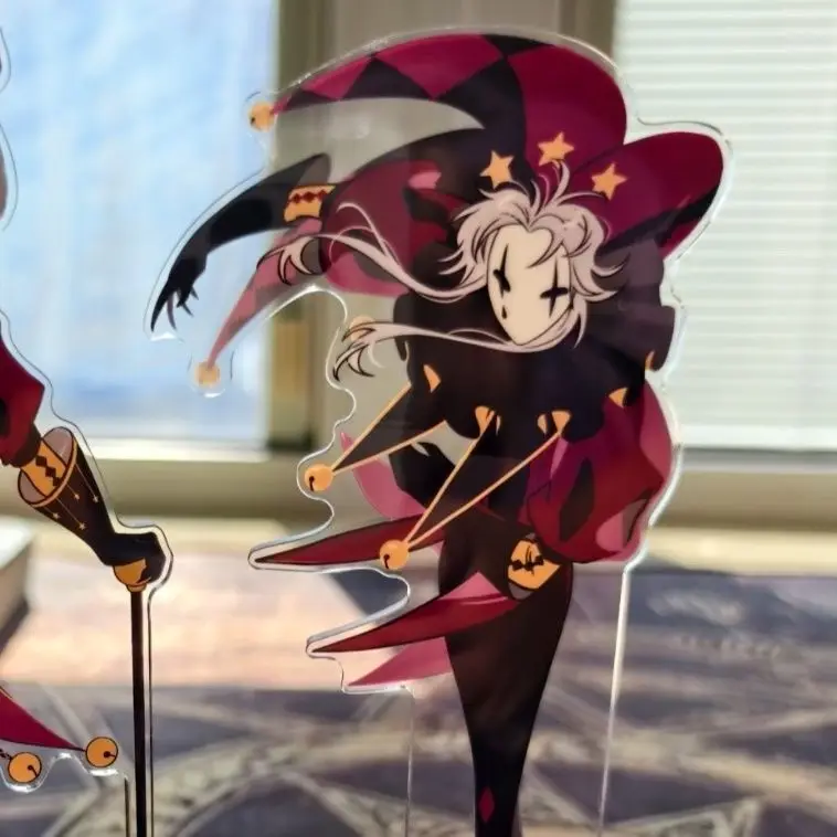 Anime The Freak Circus Pierrot Acrylic Stand Figure Model Standing Sign Desk Display Decor Toy Gift