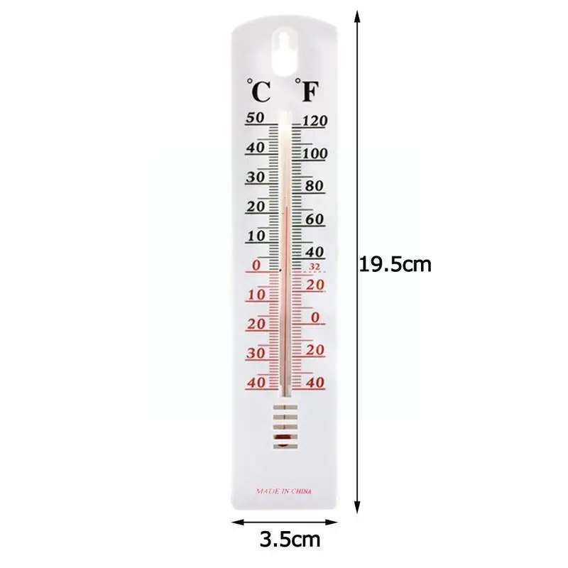 Wall-mounted Cultivation Flower Room Straight Board Household Thermometer Goods Home Outdoor Indoor Monitor Room U7k4