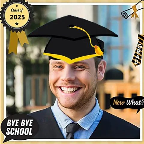 10/20 पीस पेपर डॉक्टर हैट ग्रेजुएशन पार्टी फोटो प्रॉप बैचलर हैट यूनिसेक्स डिस्पोजेबल एडजस्टेबल साइज़ ग्रेजुएशन समारोह सजावट 6 best sales स्नातक टोपी - №5