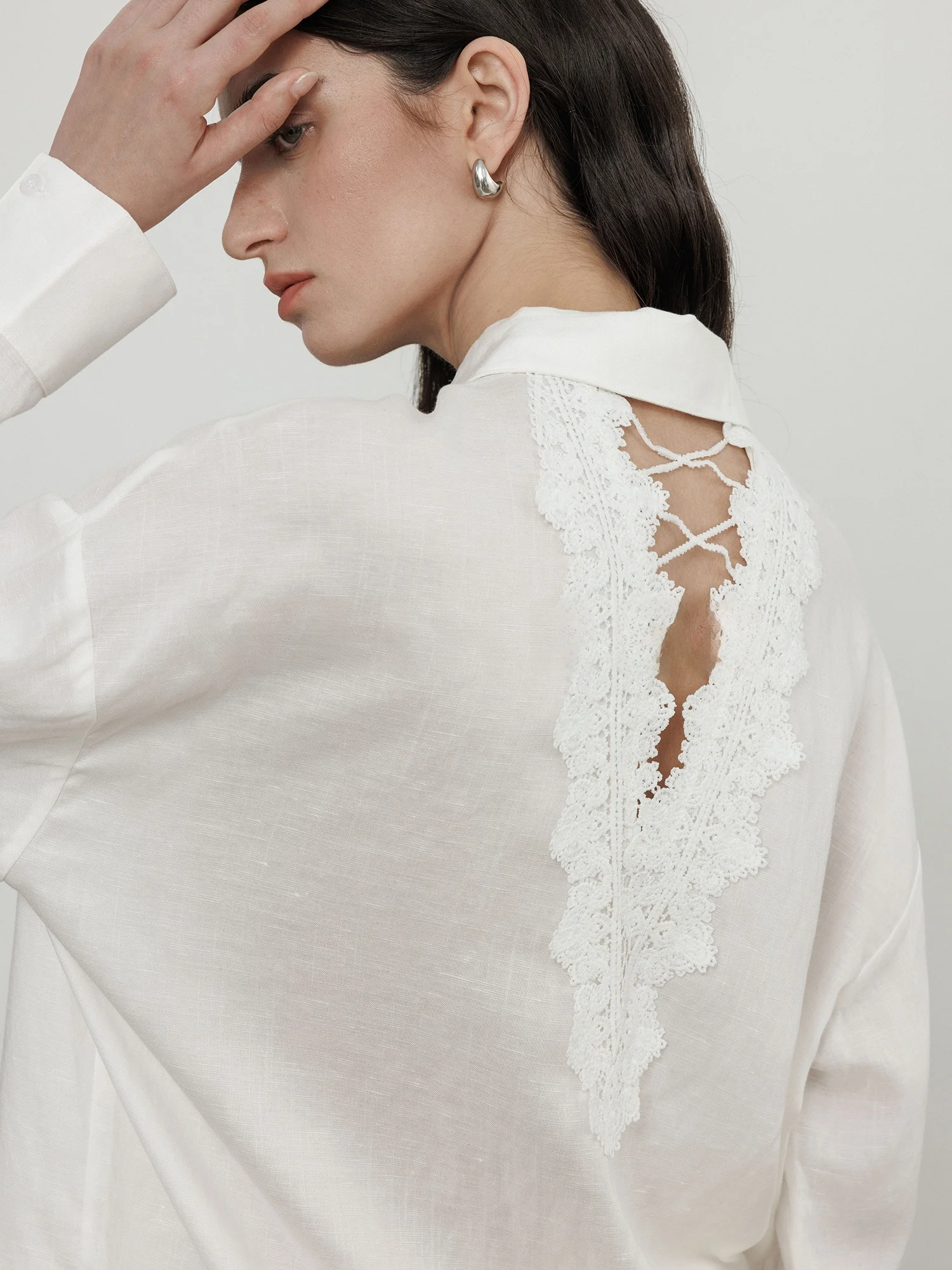 

Maiherer Design Sensation Long Sleeve Women's Shirt Spring Summer New Style Sun Protection Linen Top Casual Fit Knitted