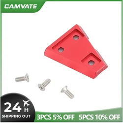 CAMVATE Quick Release Male V Lock Wedge Plate With 3 Through-Hole & M3 Mounting Screws For DSLR Camera Cage Rig Battery Mount