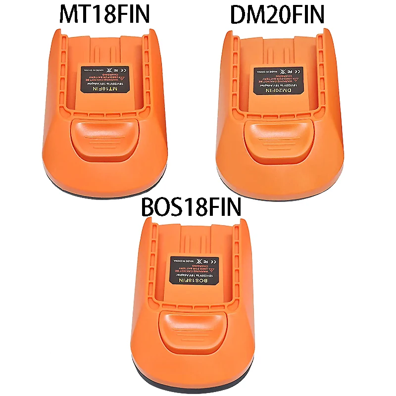 

For Milwaukee/Makita/Bosch/Dewalt 18V/20V Battery DM20FIN MT18FIN BOS18FIN Battery Adapter for Fein 18V Batteries Power Tools