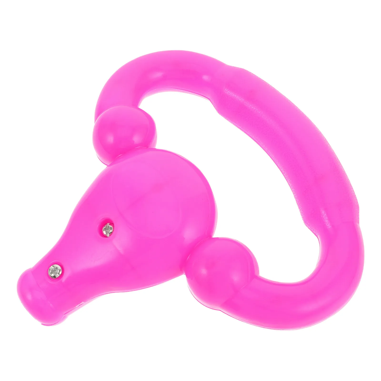 Kids Tricycle Push Handle Bright Color Antislip Comfortable Install Outdoor Playset Steering Wheel Kid Steering Wheel