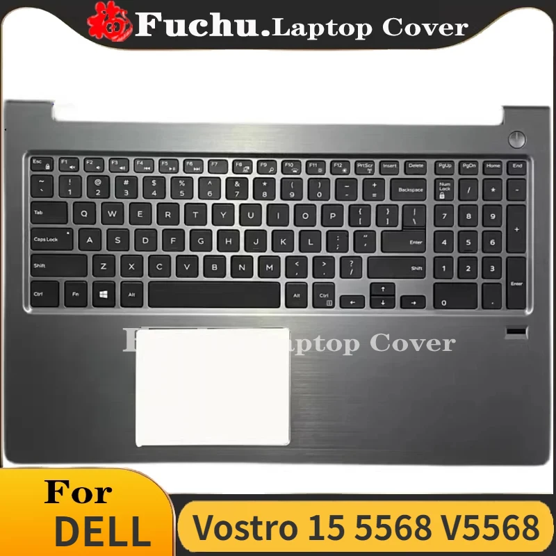 

New For DELL Vostro 15 5568 V5568 P62F Laptop Palmrest Case Keyboard US English Version Upper Cover