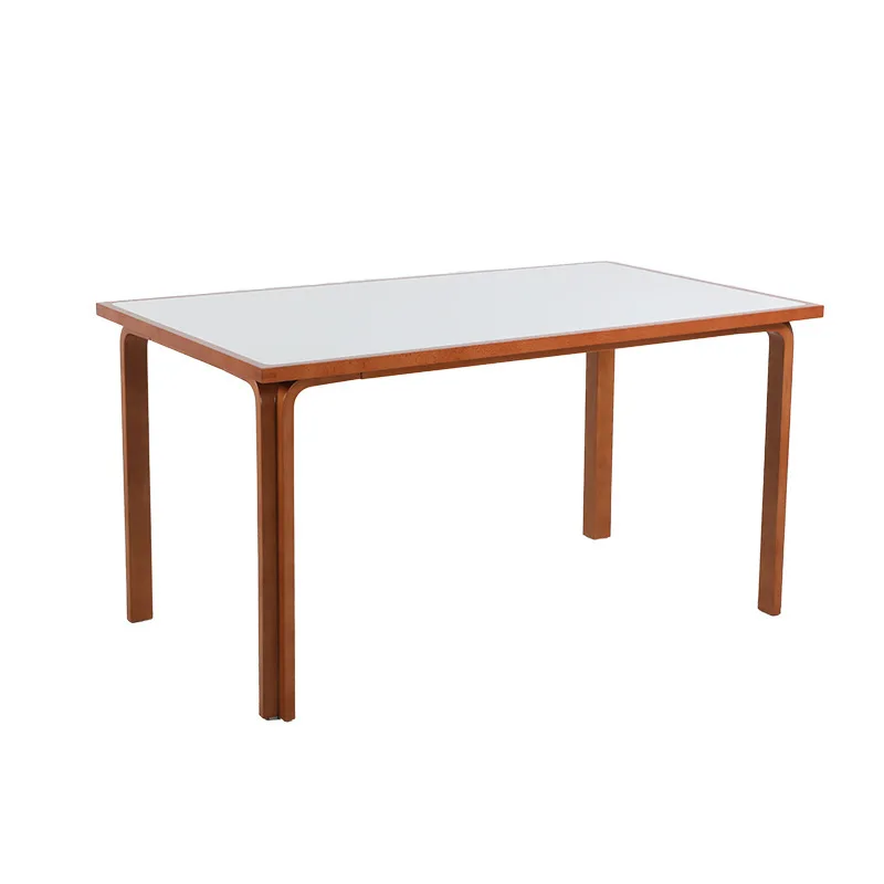 

Nordic retro solid wood dining table home high-end home fireproof board desk medieval dining table