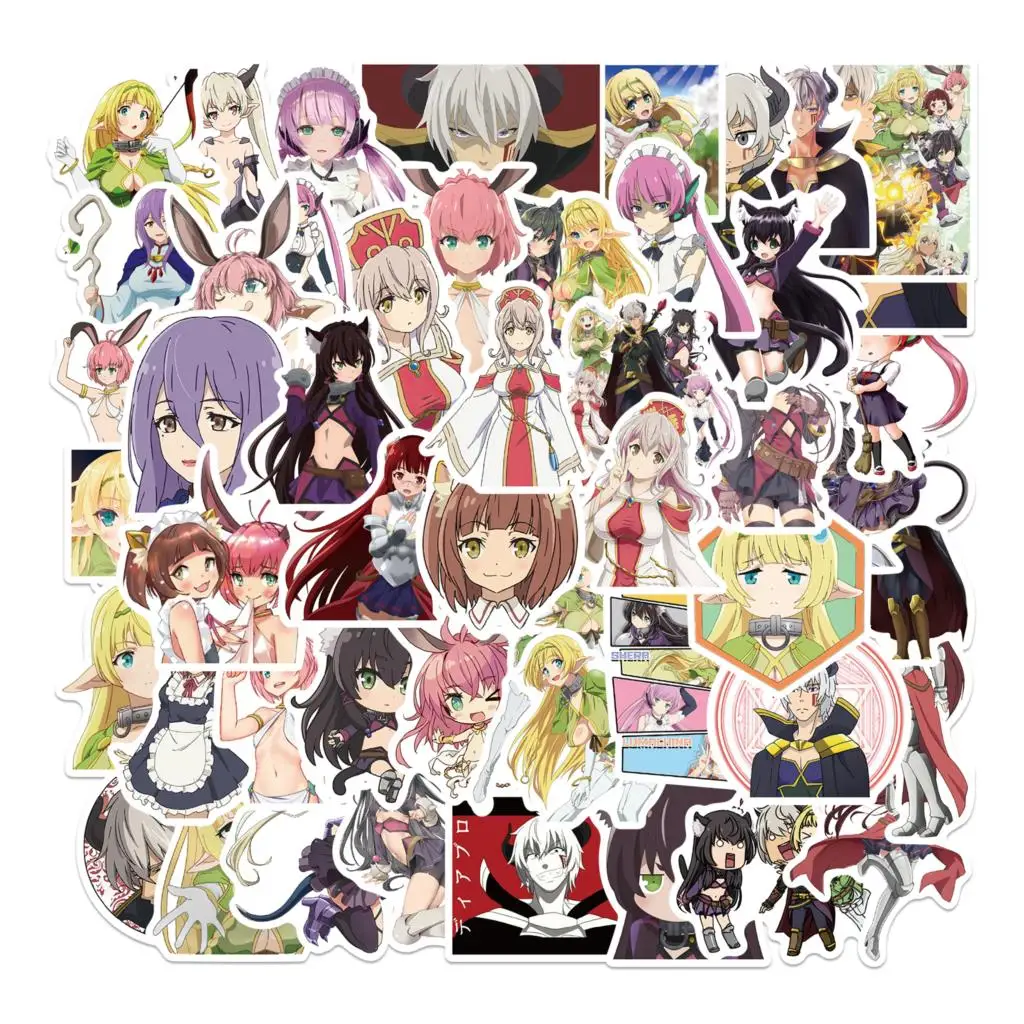 Pegatinas de Anime japonés para niños, 50 piezas, cómo no llamar A un demonio, LORD, película, Moto, Crapbook, teléfono, ordenador portátil, guitarra, resistente al agua