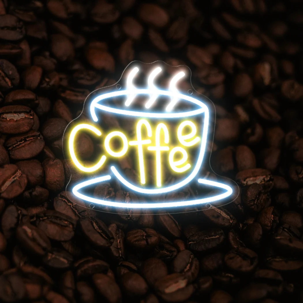 Coffee Neon Led Sign Restaurant Cafe Neon lights USB Coffee Shop Tea Room Decor For Pantry Coffee Cafe  Decoration Neon Lamp ﻿